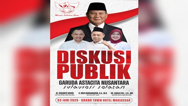 GAN Sulsel Akan Gelar Dialog Astacita Nusantara di Makassar pada 3 Juni 2025