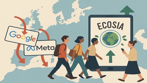 Eropa Beralih ke Ecosia, Google dan Meta Ditinggalkan Imbas Efek Politik Trump