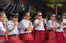 Bocil Kece dan Tari Paijo Guncang Panggung P5 SD Negeri Borong Makassar