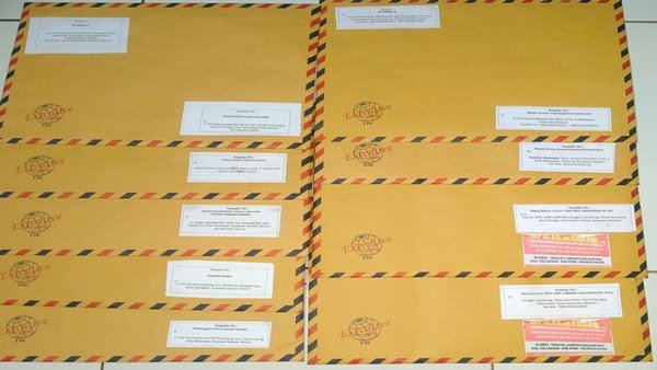 Surat laporan ditujukan ke Dewan Pers