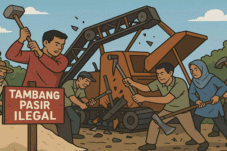 Aktivitas Tambang 'Ilegal' di Sawakong Dibiarkan, Siapa yang Lindungi?