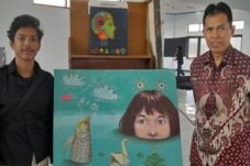 KisSA Gairahkan Literasi Visual di Perpustakaan Gowa Lewat Karya Seni Rupa