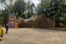 Dua Barak Narkoba Ludes Dibakar, THM Mewah Langkat Disita Polisi