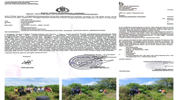 Tersangka Tak Ditahan, Kasus Sawit Bengkayang Cerminan Lemahnya Penegakan Hukum