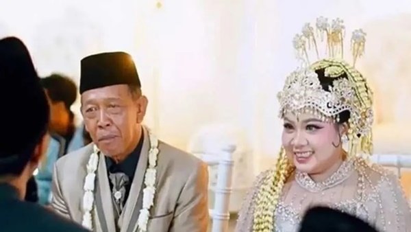 Duh, Malunya! Akad Nikah Viral Ternyata Cek Palsu, Kakek Tarman Akhirnya Ditahan