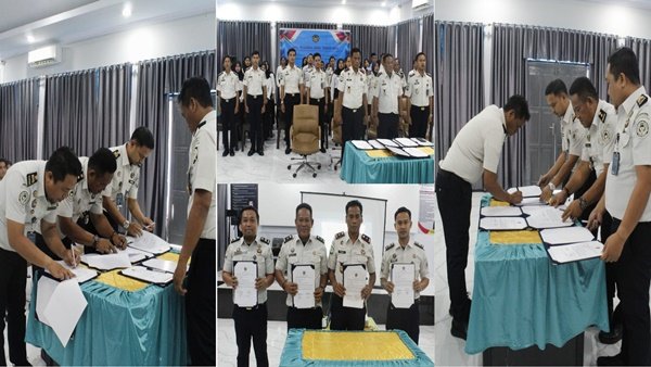 Komitmen Awal Tahun, Rutan Masamba Hadiri Penandatanganan Kinerja 2026