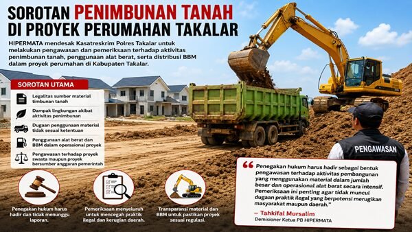 Jangan Main-Main! Aktivitas Timbunan Tanah di Takalar Diminta Diusut Tuntas