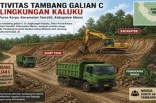 Tambang Galian C di Maros Diduga Tak Terkontrol, Excavator Terus Menggali