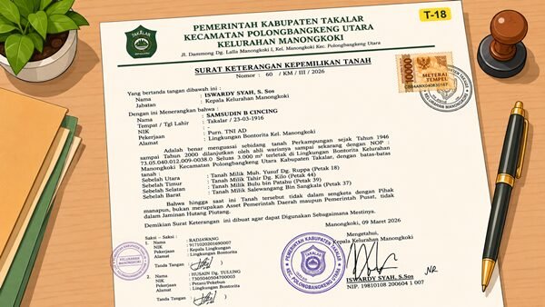 Sengketa Lahan Meledak, Oknum Lurah Manongkoki Dituding Terbitkan Dokumen Bermasalah