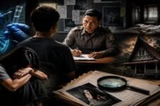 Ilustrasi proses penyidikan kasus dugaan pemerkosaan terhadap gadis berusia 19 tahun di Kabupaten Tana Toraja. Penyidik masih mengumpulkan alat bukti, termasuk menunggu hasil pemeriksaan DNA lanjutan, sehingga hingga kini belum menetapkan tersangka dalam perkara tersebut. Ilustrasi: AI.