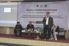 Seminar Kepustakawanan dalam rangka Hari Pustakawan Indonesia 2026 di Ballroom Dinas Perpustakaan dan Kearsipan Provinsi Sulawesi Selatan.