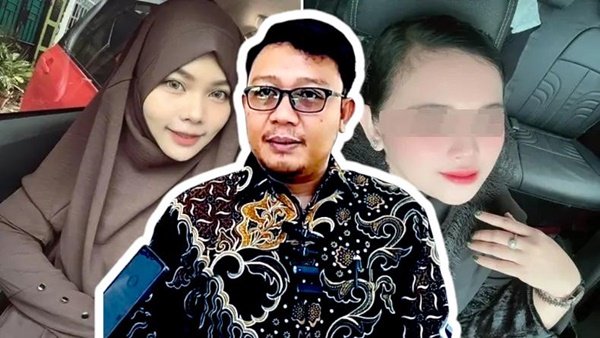 Foto kolase - Owner RA Skincare (kiri) Kuasa Hukum Owner RA Skincare, Wawan Nur Rewa (tengah), dan Owner Skincare AHA (kanan)